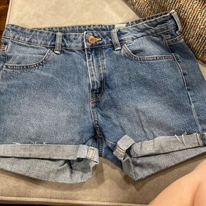 Denim shorts